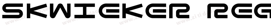 Skwieker Regular字体转换